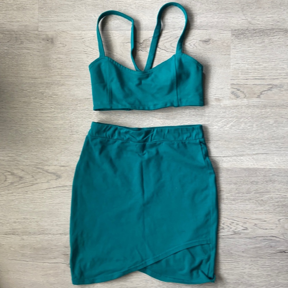 Talula Crop Top and Skirt Set
